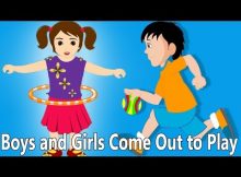 Girls and boys come out to play